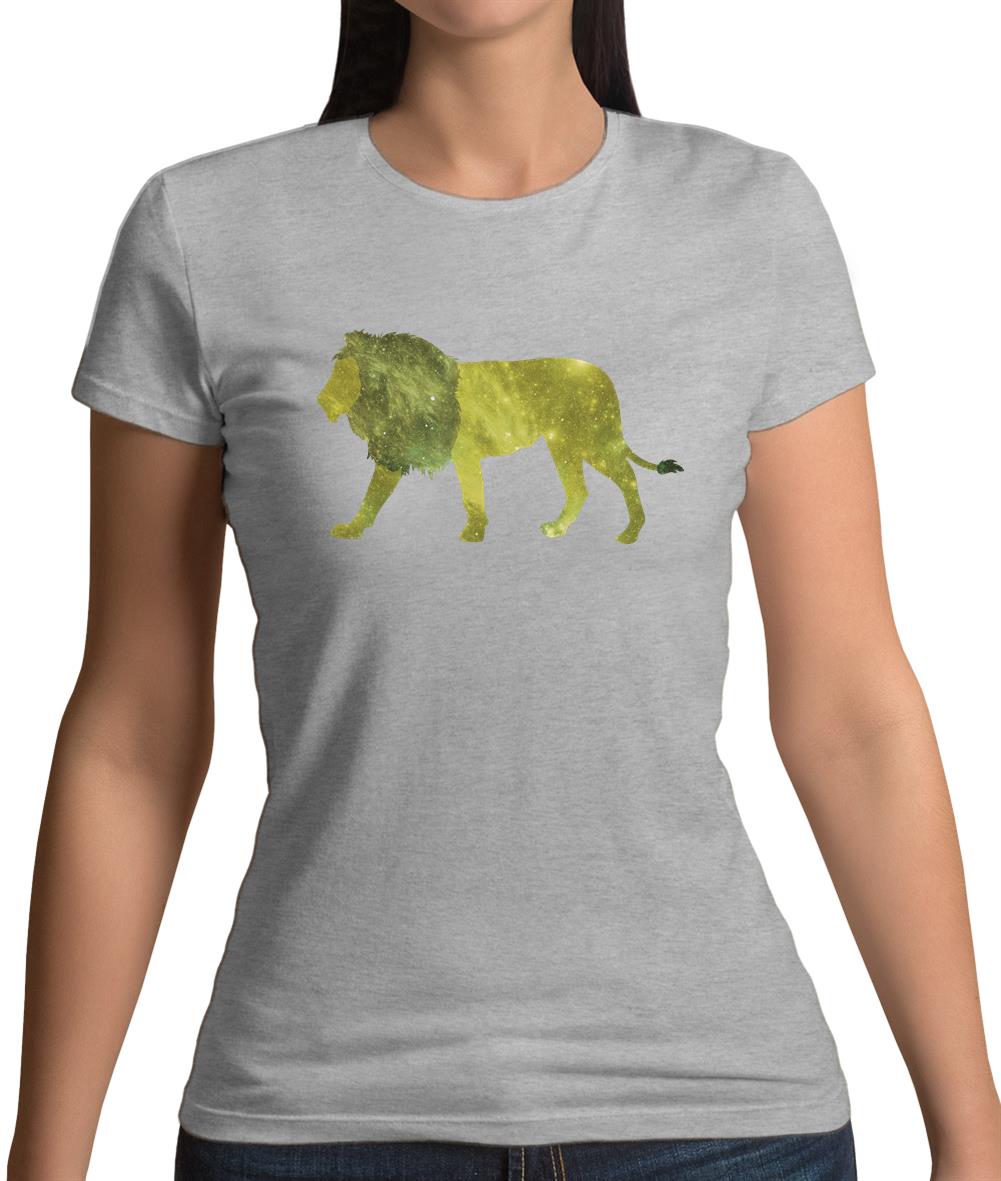 Space Animals - Lion Womens T-Shirt Space Animals - Lion Womens T-Shirt