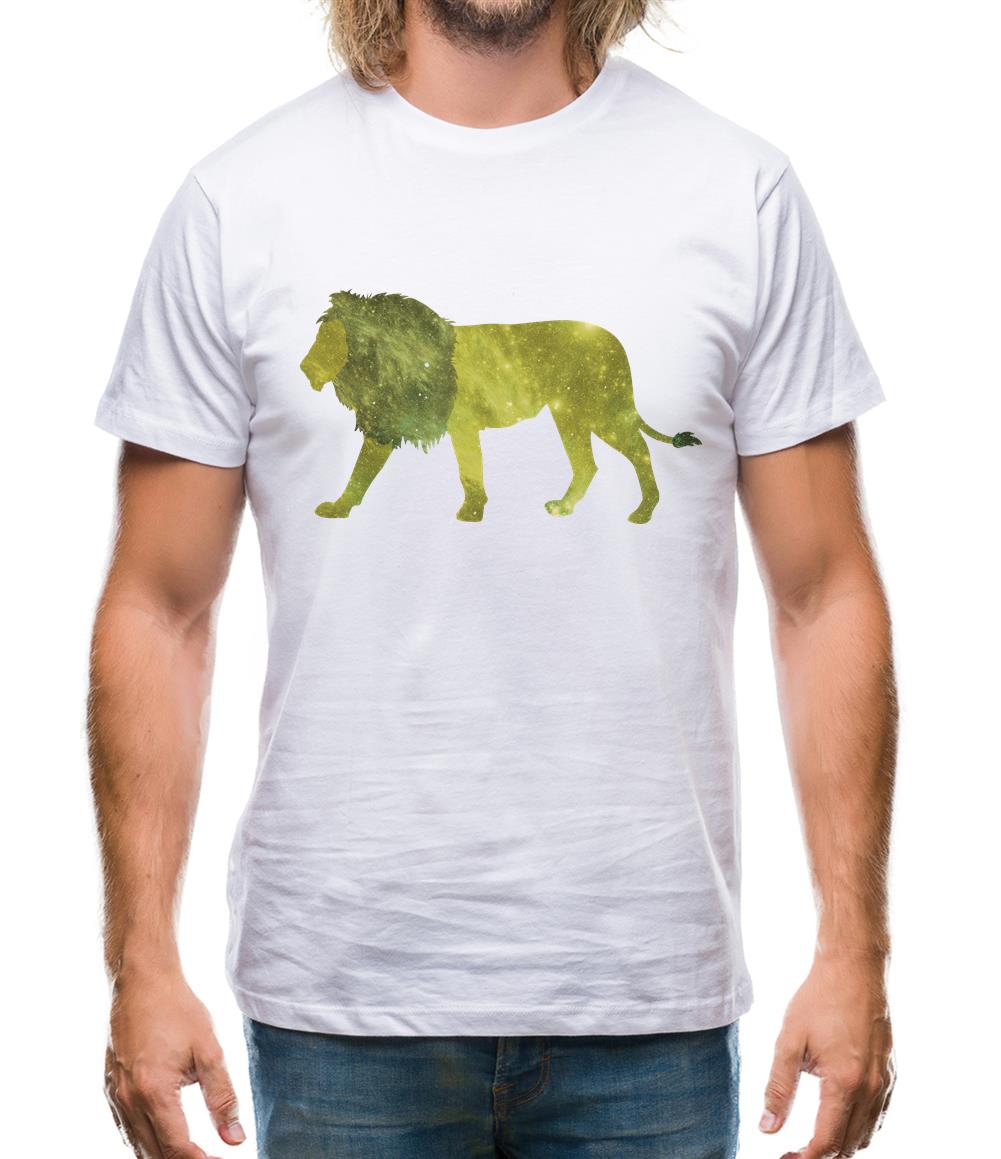 Space Animals - Lion Mens T-Shirt Space Animals - Lion Mens T-Shirt