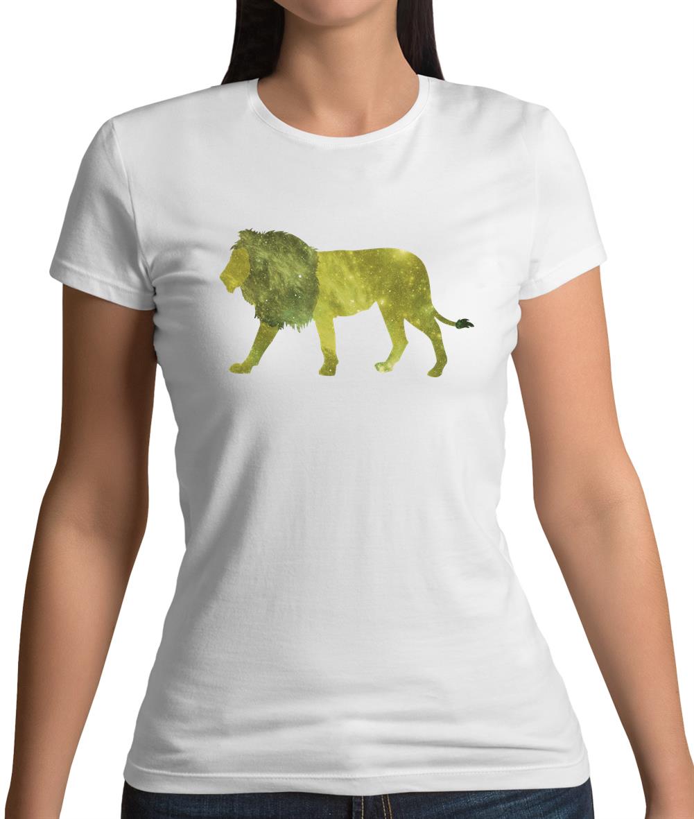 Space Animals - Lion Womens T-Shirt Space Animals - Lion Womens T-Shirt