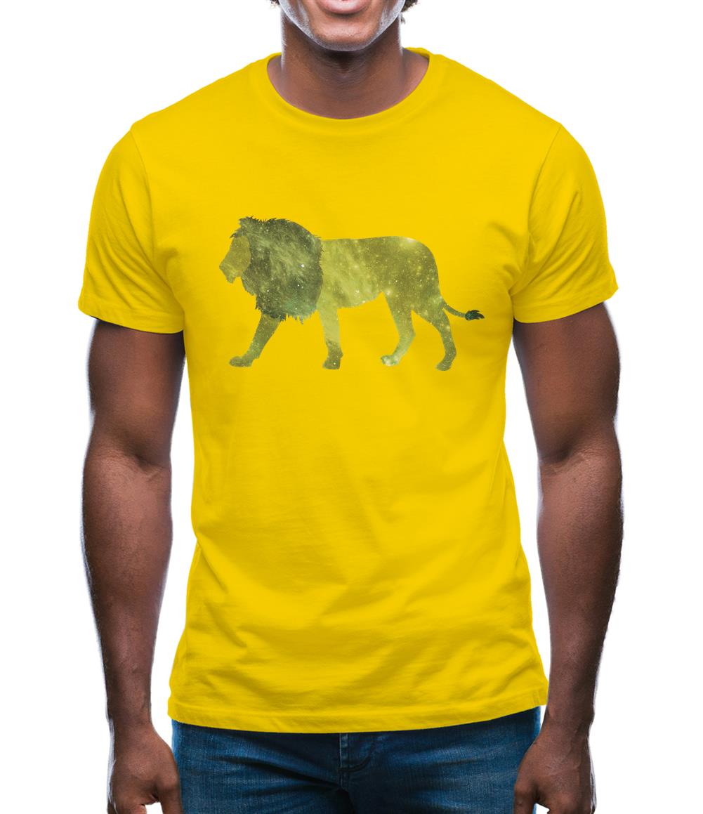 Space Animals - Lion Mens T-Shirt Space Animals - Lion Mens T-Shirt