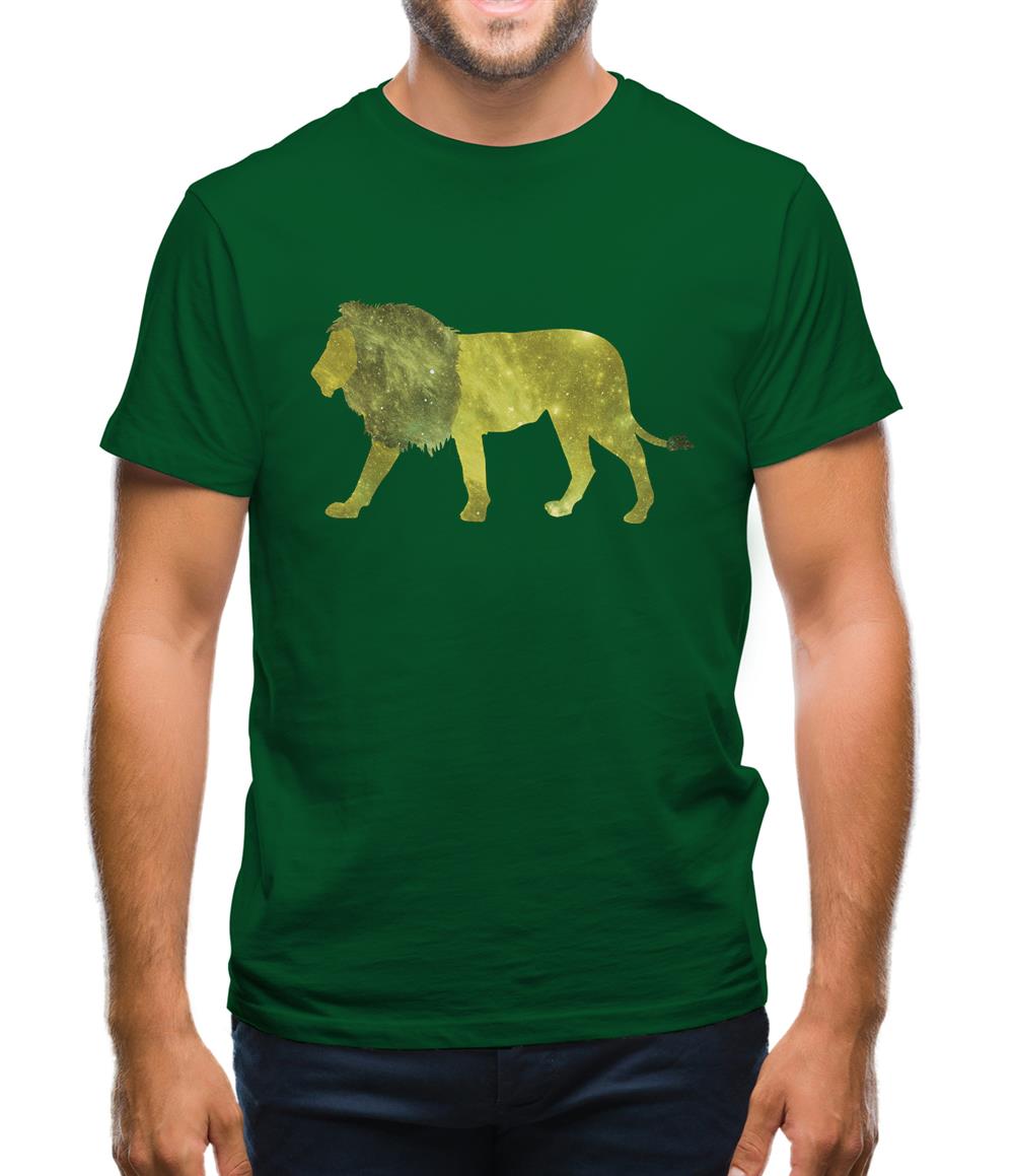 Space Animals - Lion Mens T-Shirt Space Animals - Lion Mens T-Shirt