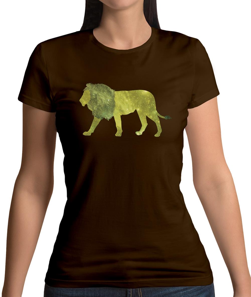 Space Animals - Lion Womens T-Shirt Space Animals - Lion Womens T-Shirt