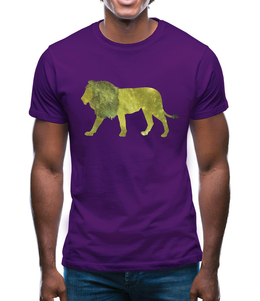 Space Animals - Lion Mens T-Shirt Space Animals - Lion Mens T-Shirt