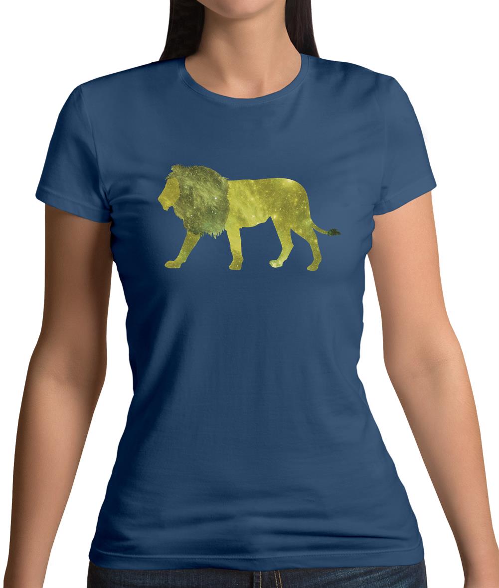 Space Animals - Lion Womens T-Shirt Space Animals - Lion Womens T-Shirt