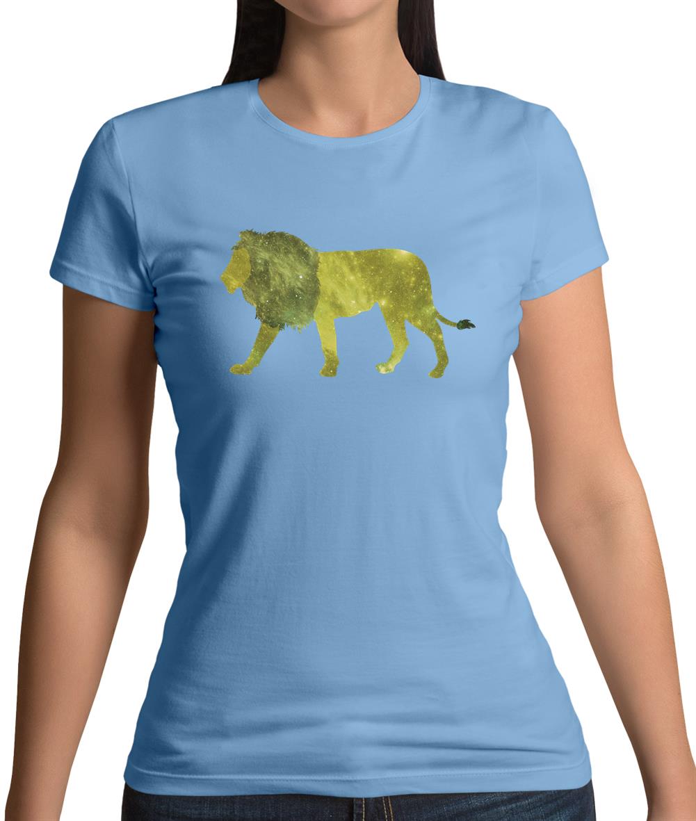 Space Animals - Lion Womens T-Shirt Space Animals - Lion Womens T-Shirt