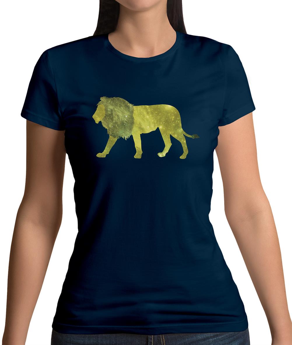 Space Animals - Lion Womens T-Shirt Space Animals - Lion Womens T-Shirt