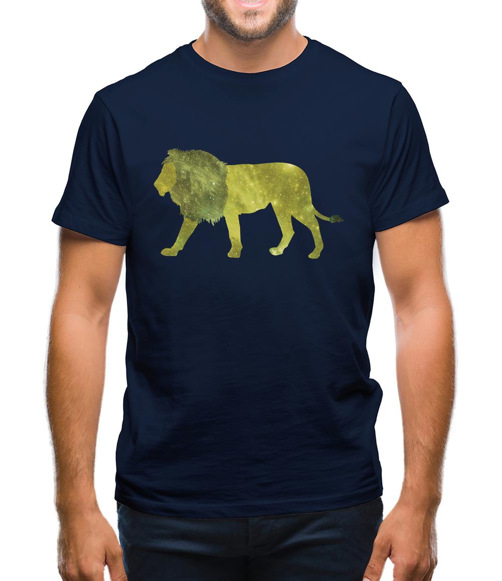 Space Animals - Lion Mens T-Shirt Space Animals - Lion Mens T-Shirt