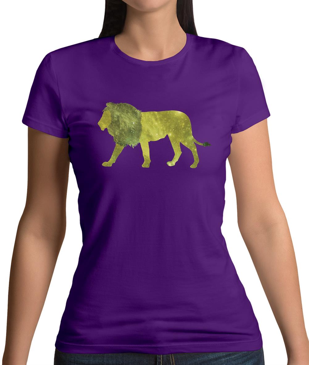 Space Animals - Lion Womens T-Shirt Space Animals - Lion Womens T-Shirt