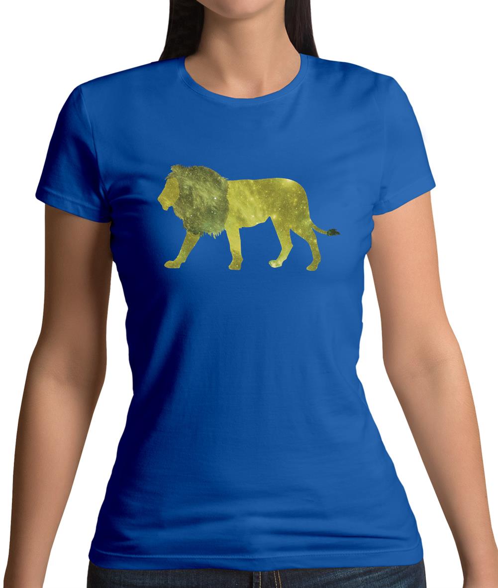 Space Animals - Lion Womens T-Shirt Space Animals - Lion Womens T-Shirt