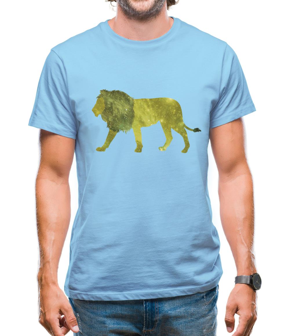Space Animals - Lion Mens T-Shirt Space Animals - Lion Mens T-Shirt