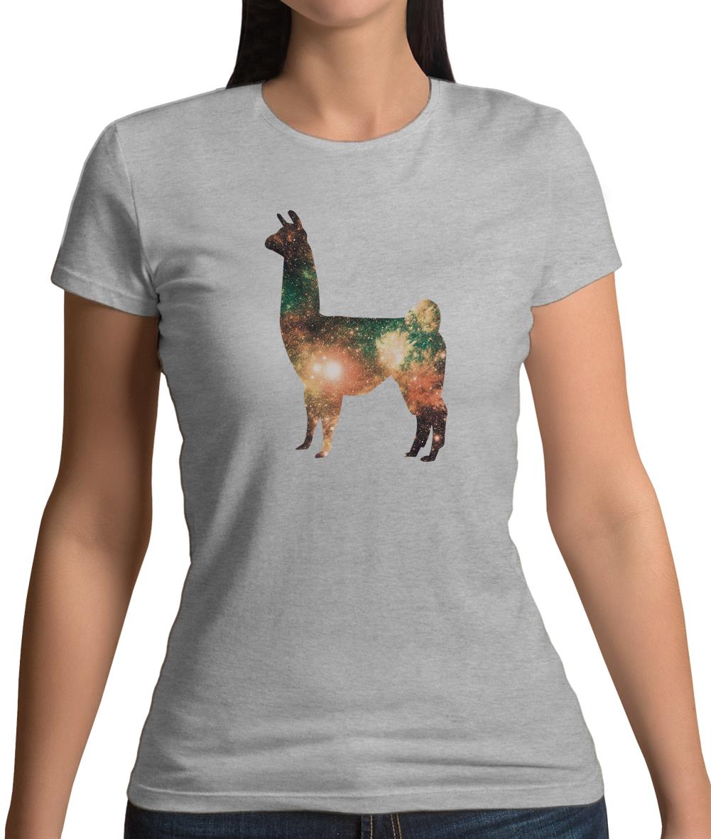 Space Animals - Llama Womens T-Shirt Space Animals - Llama Womens T-Shirt