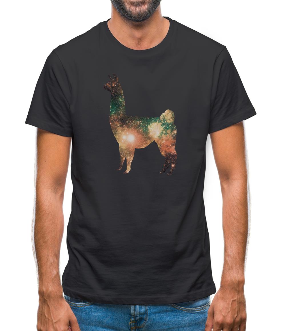 Space Animals - Llama Mens T-Shirt Space Animals - Llama Mens T-Shirt