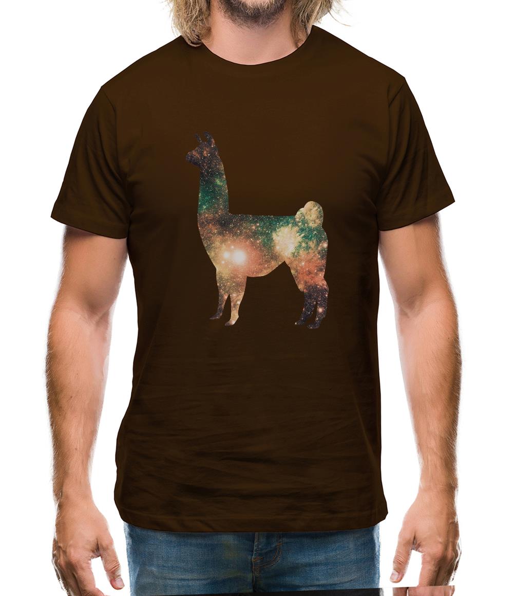 Space Animals - Llama Mens T-Shirt Space Animals - Llama Mens T-Shirt