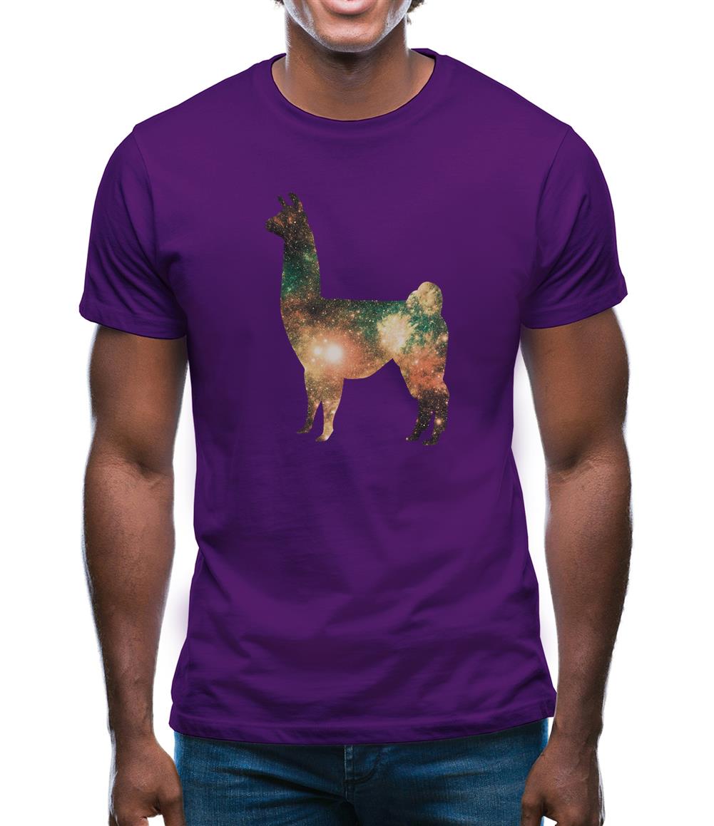 Space Animals - Llama Mens T-Shirt Space Animals - Llama Mens T-Shirt
