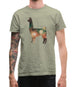 Space Animals - Llama Mens T-Shirt Space Animals - Llama Mens T-Shirt