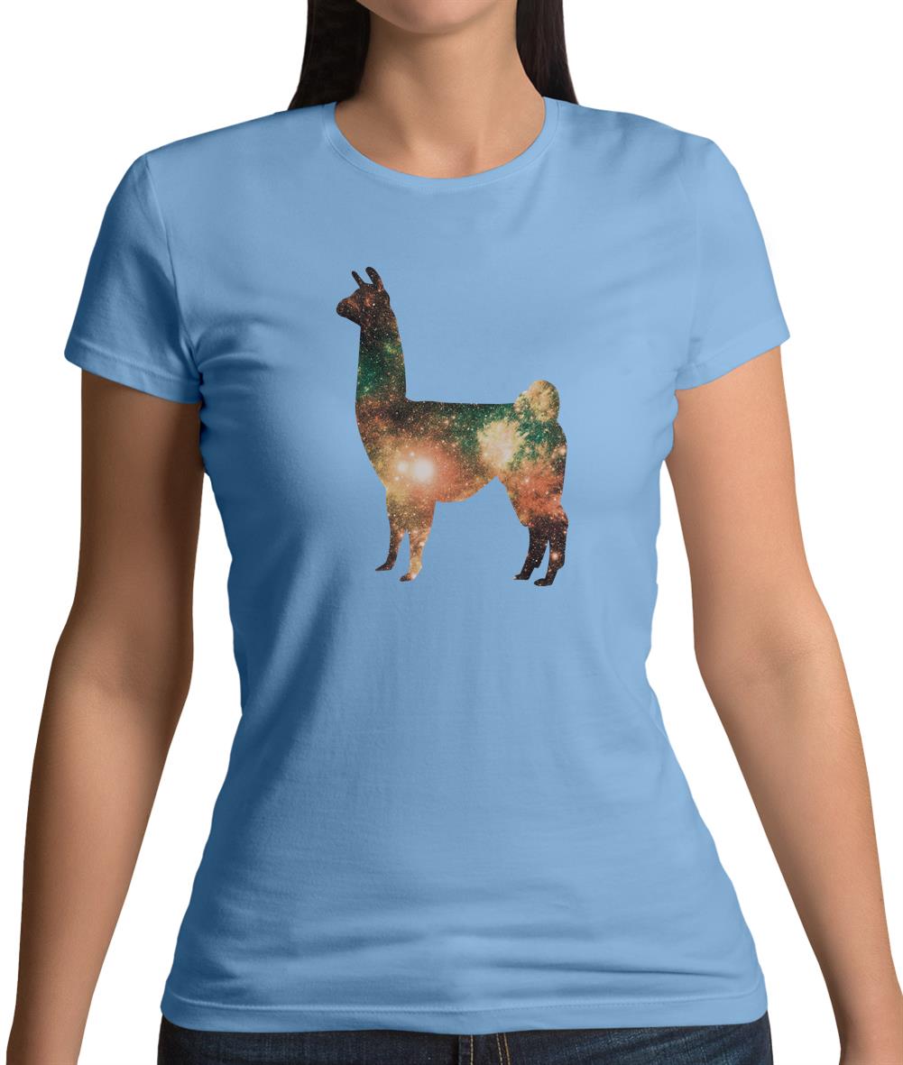 Space Animals - Llama Womens T-Shirt Space Animals - Llama Womens T-Shirt