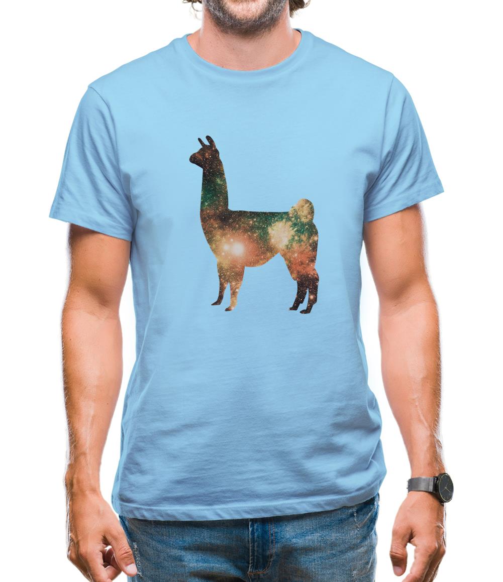 Space Animals - Llama Mens T-Shirt Space Animals - Llama Mens T-Shirt