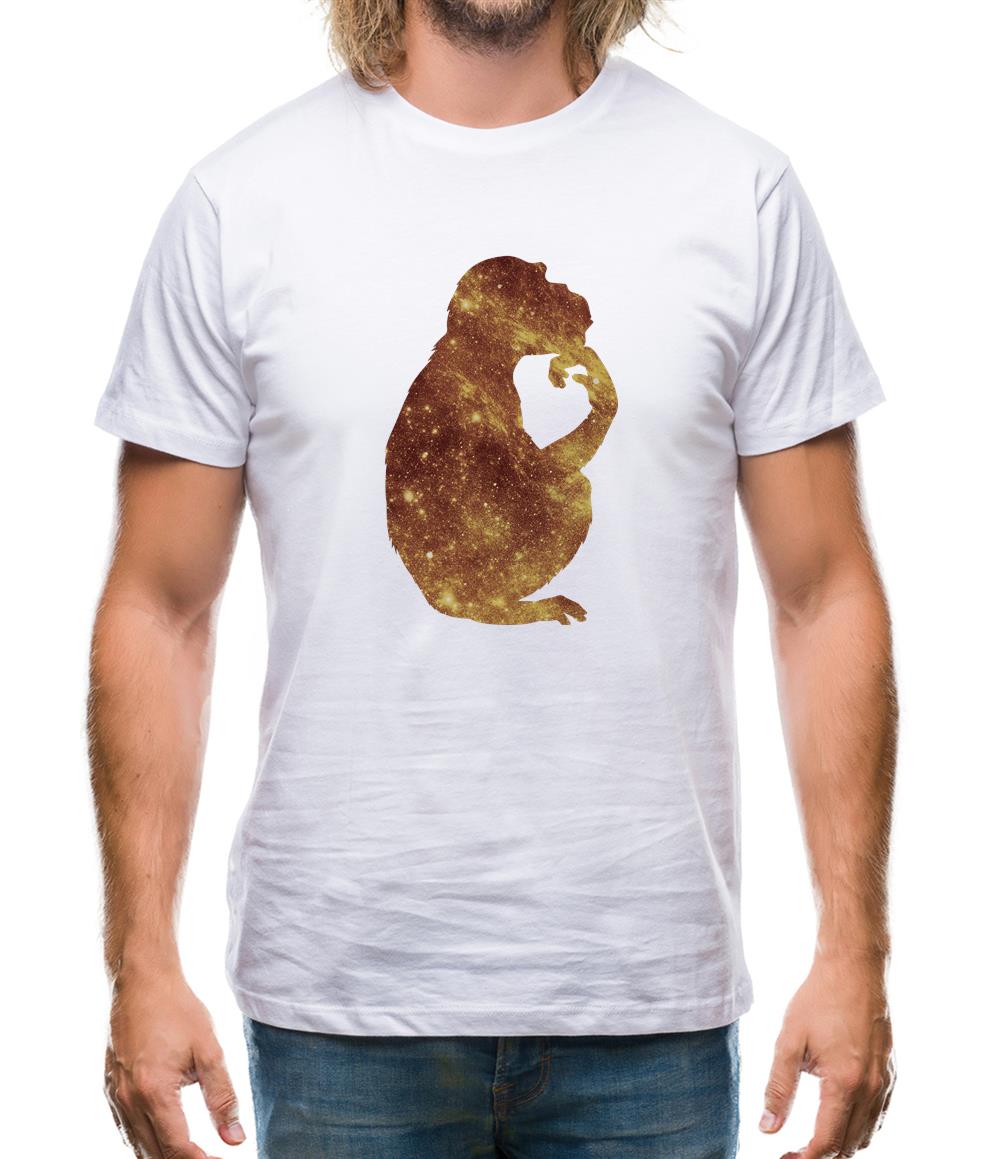 Space Animals - Monkey Mens T-Shirt Space Animals - Monkey Mens T-Shirt