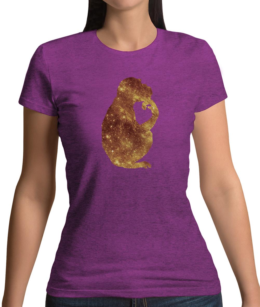 Space Animals - Monkey Womens T-Shirt Space Animals - Monkey Womens T-Shirt
