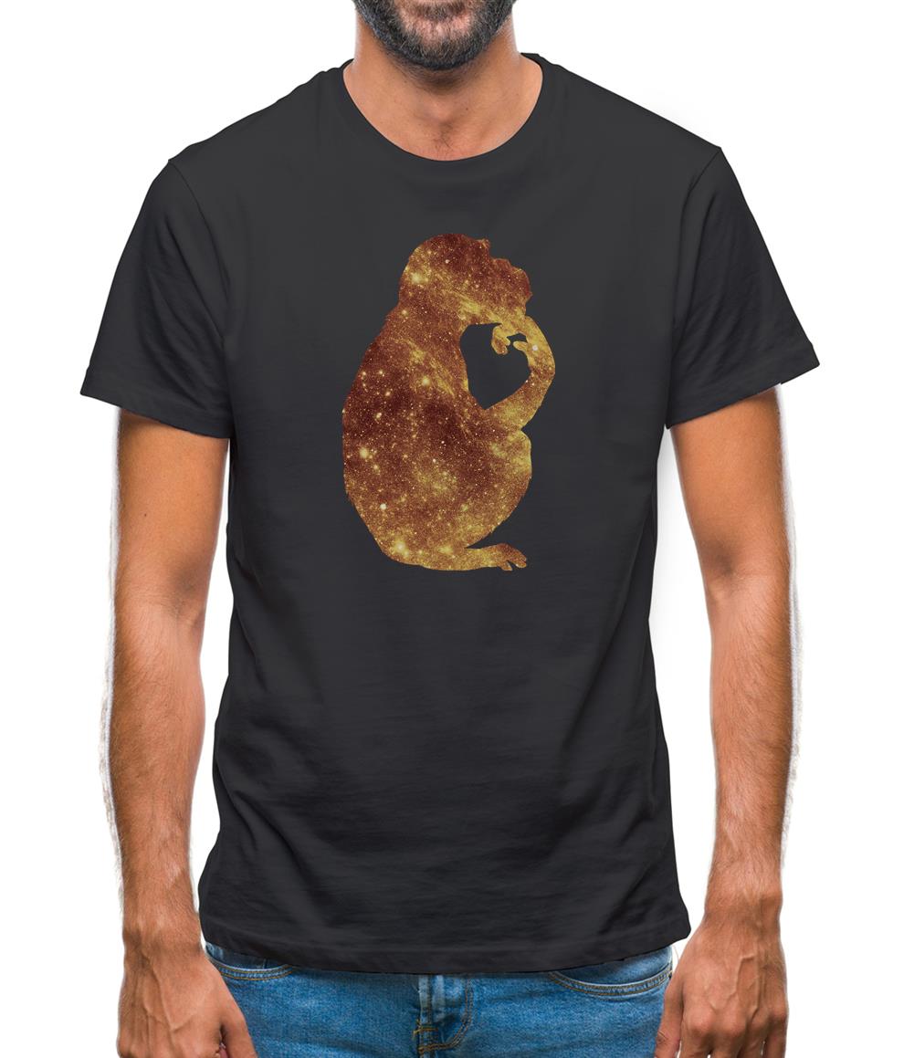 Space Animals - Monkey Mens T-Shirt Space Animals - Monkey Mens T-Shirt