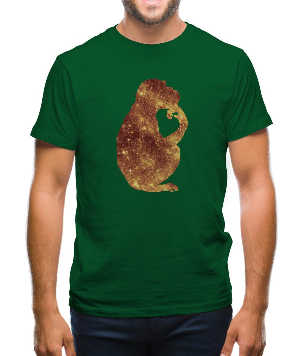 Space Animals - Monkey Mens T-Shirt Space Animals - Monkey Mens T-Shirt