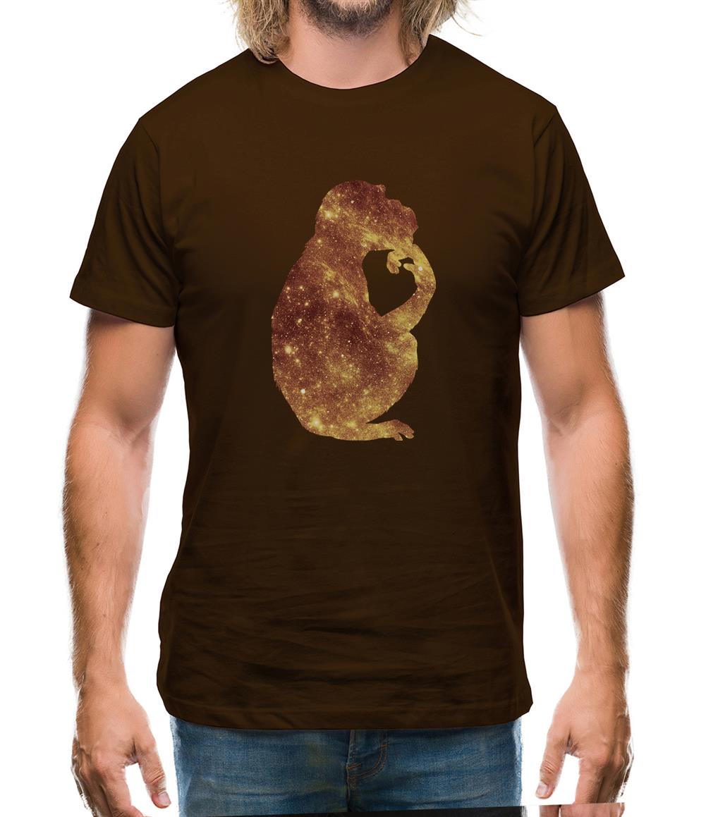 Space Animals - Monkey Mens T-Shirt Space Animals - Monkey Mens T-Shirt
