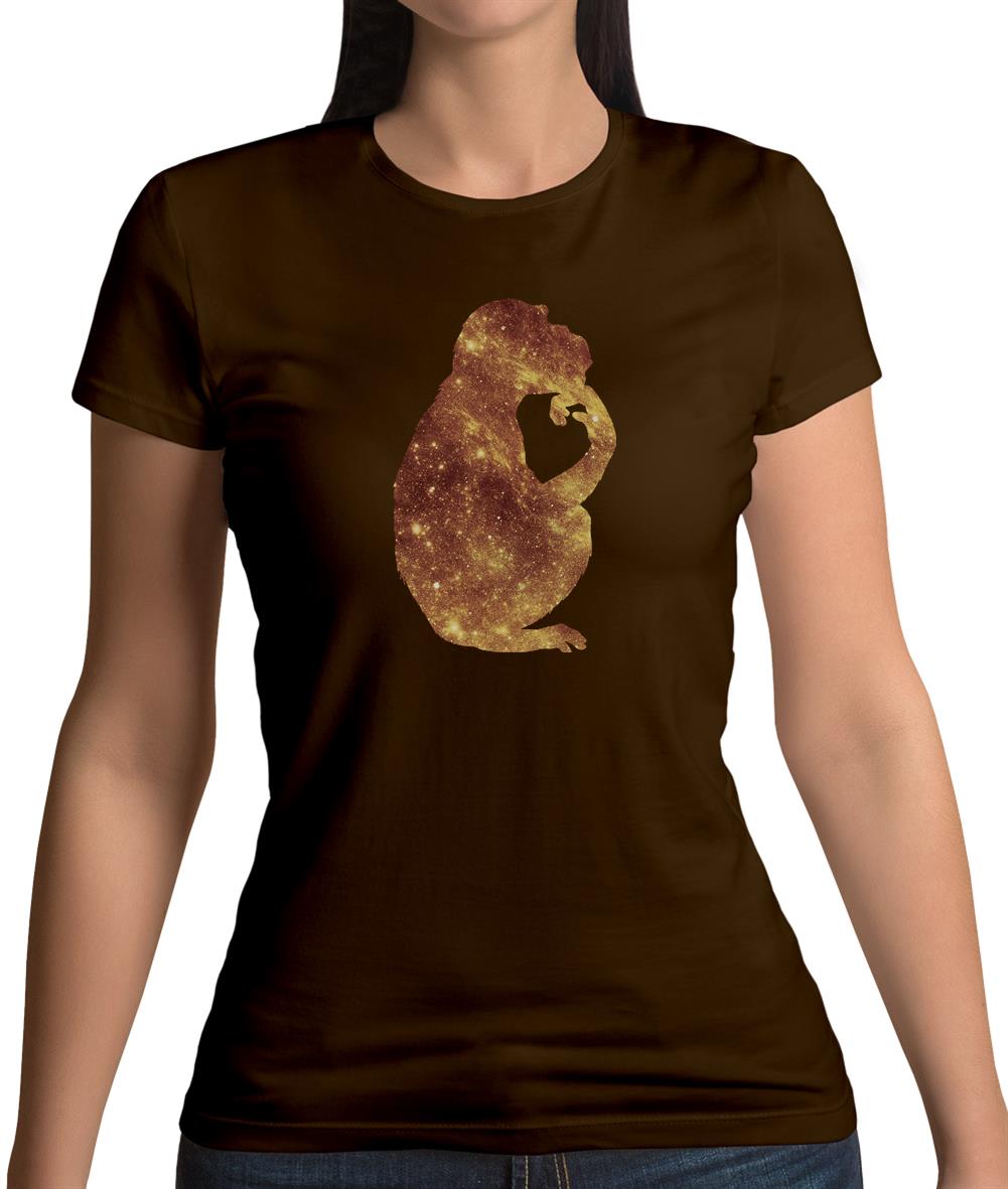 Space Animals - Monkey Womens T-Shirt Space Animals - Monkey Womens T-Shirt