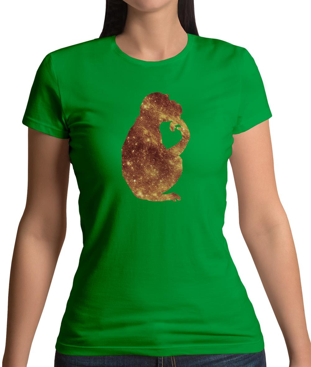 Space Animals - Monkey Womens T-Shirt Space Animals - Monkey Womens T-Shirt