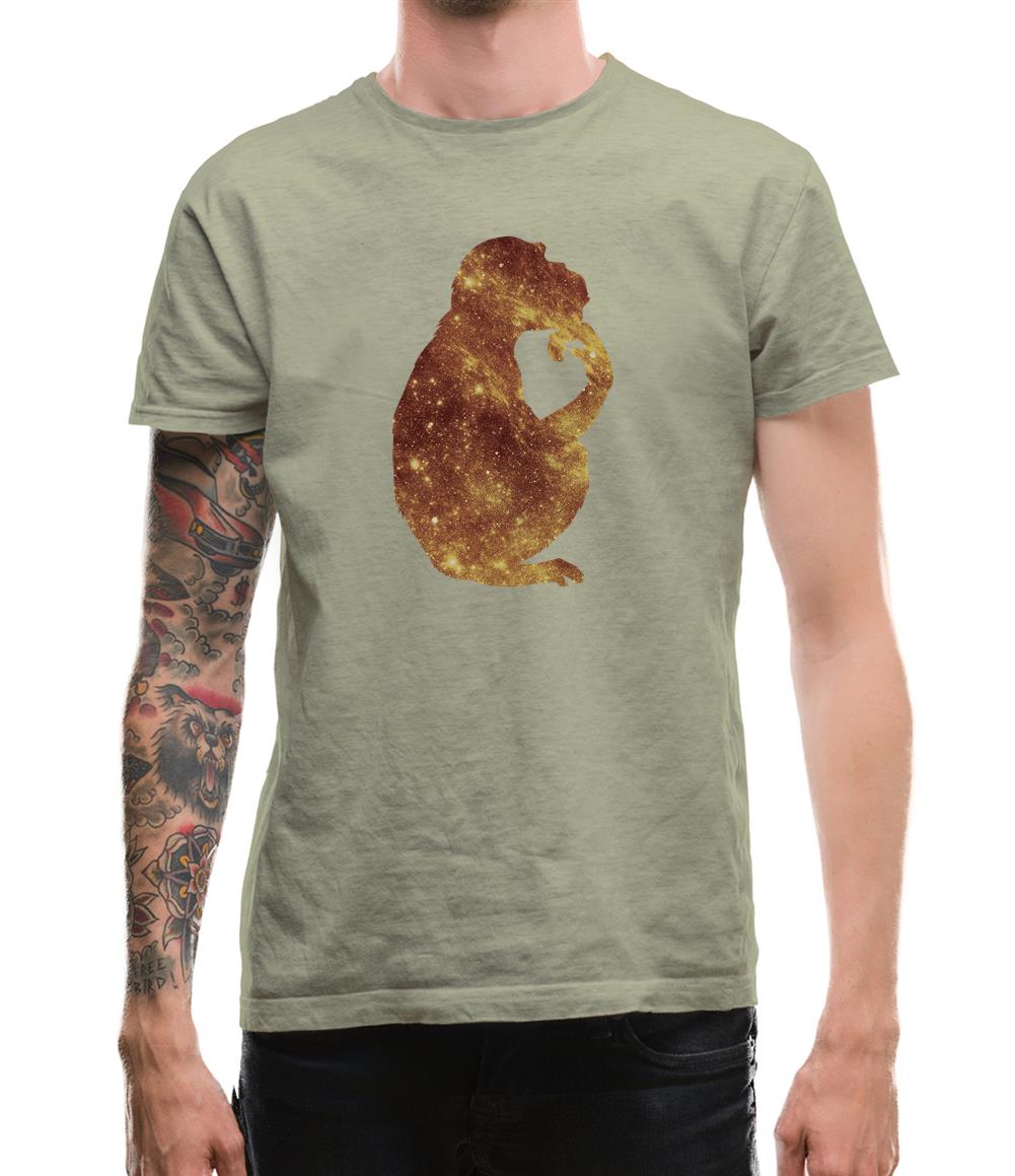 Space Animals - Monkey Mens T-Shirt Space Animals - Monkey Mens T-Shirt