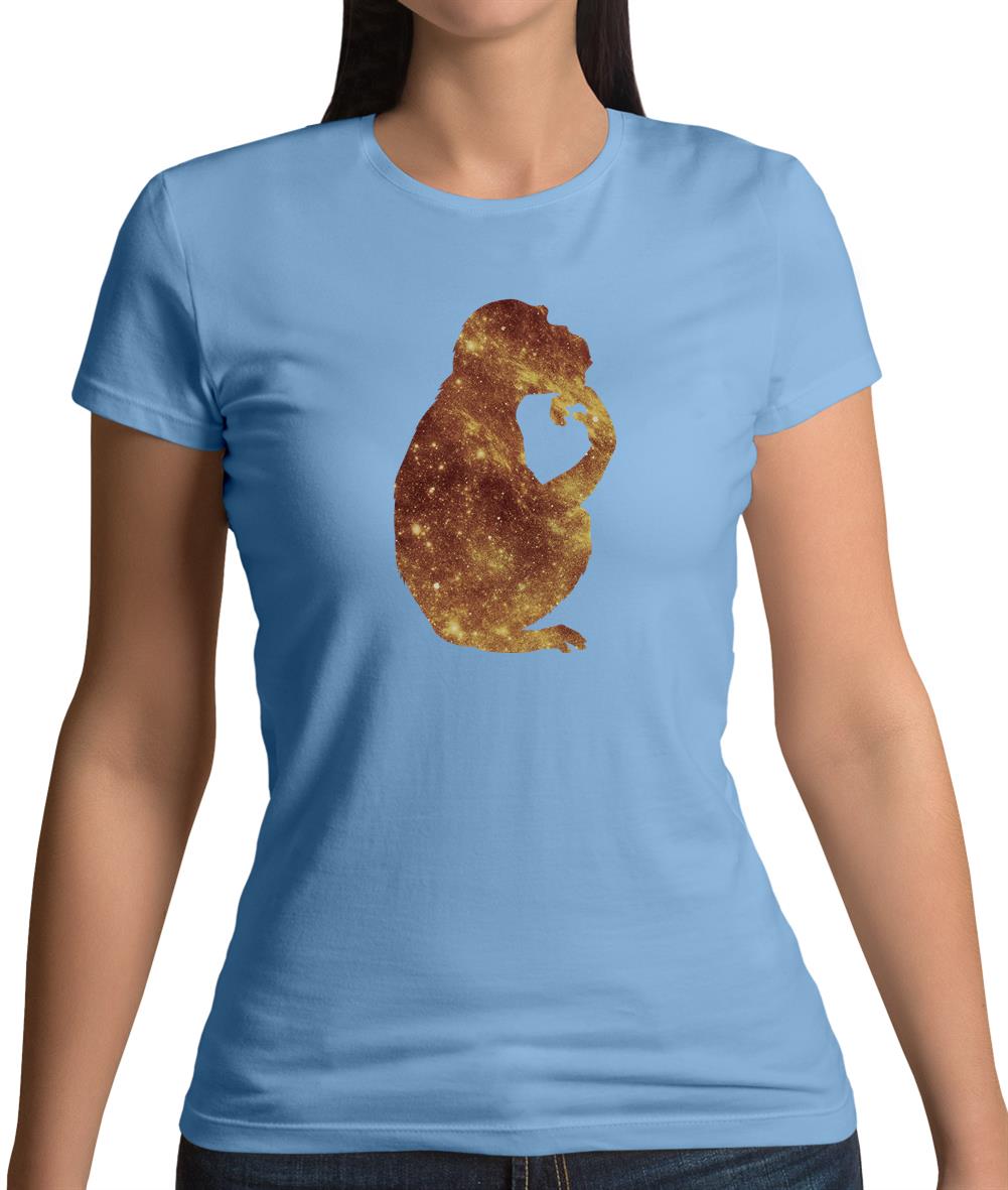 Space Animals - Monkey Womens T-Shirt Space Animals - Monkey Womens T-Shirt