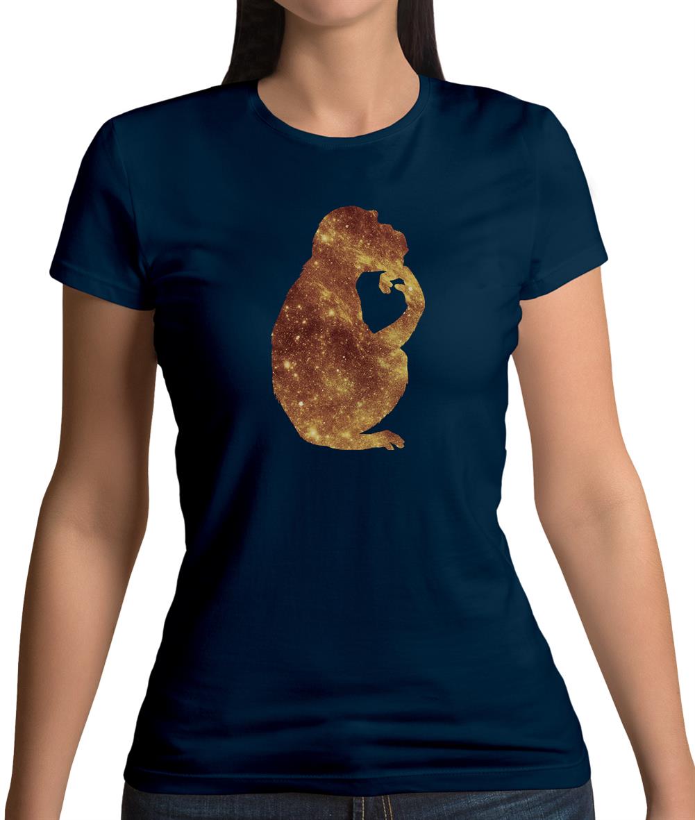 Space Animals - Monkey Womens T-Shirt Space Animals - Monkey Womens T-Shirt