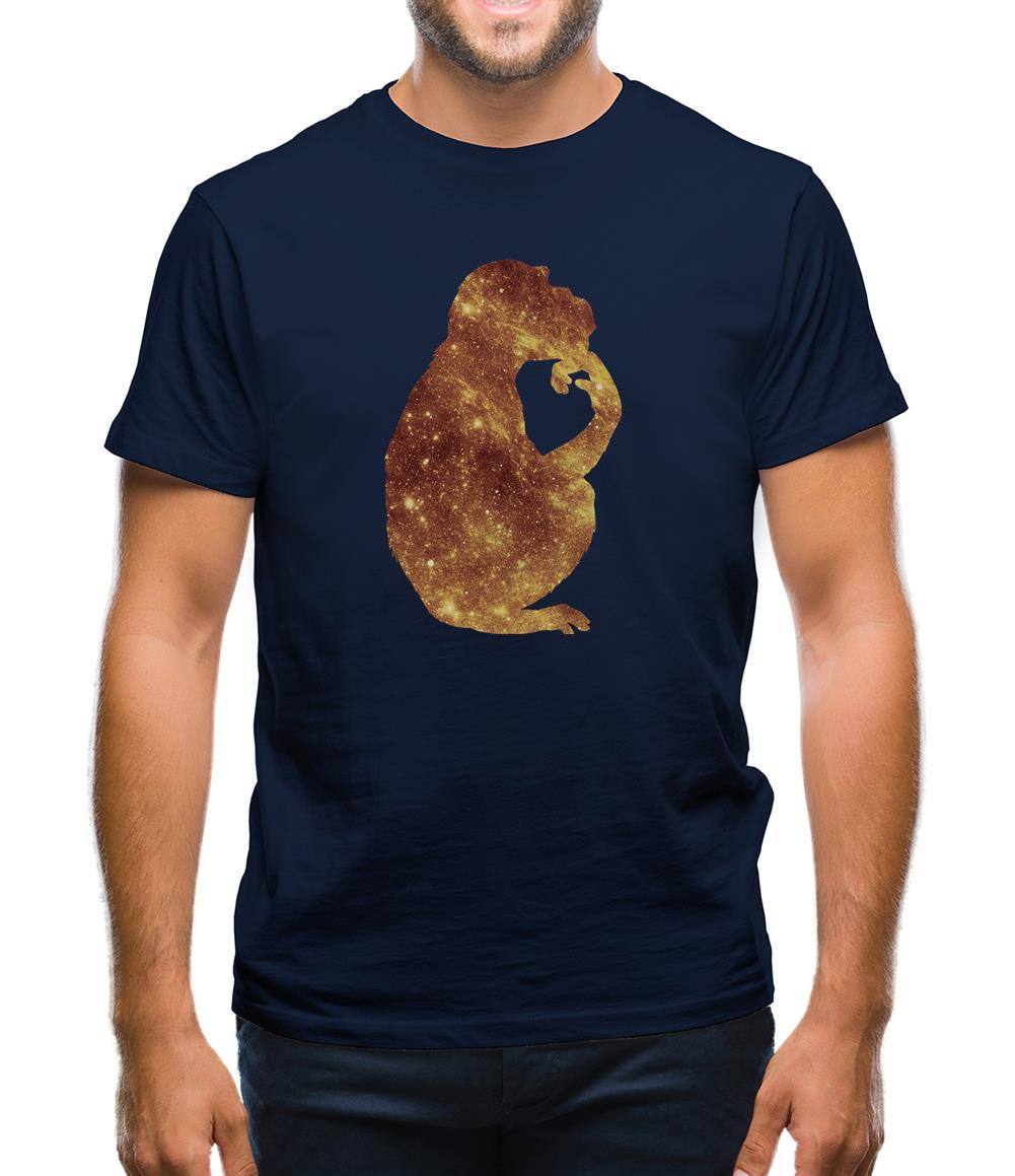 Space Animals - Monkey Mens T-Shirt Space Animals - Monkey Mens T-Shirt