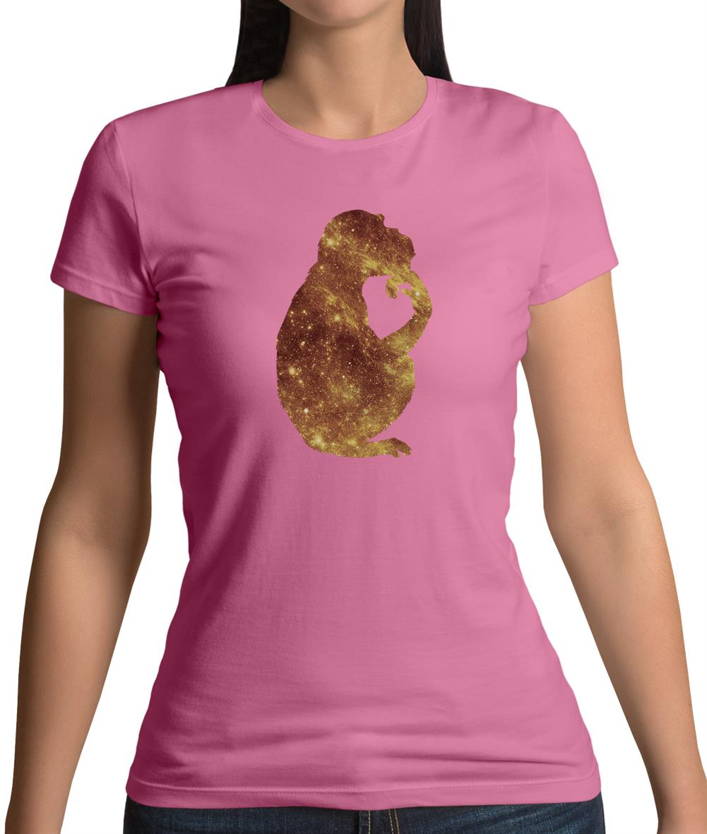 Space Animals - Monkey Womens T-Shirt Space Animals - Monkey Womens T-Shirt