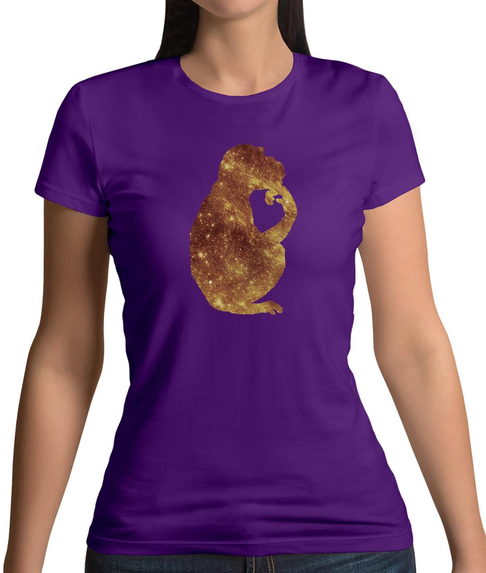 Space Animals - Monkey Womens T-Shirt Space Animals - Monkey Womens T-Shirt