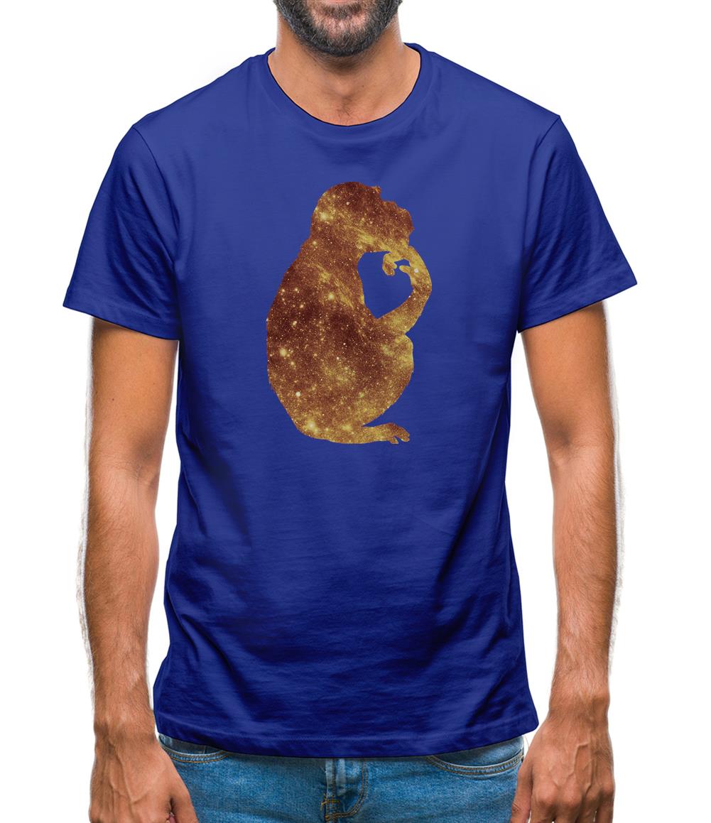 Space Animals - Monkey Mens T-Shirt Space Animals - Monkey Mens T-Shirt