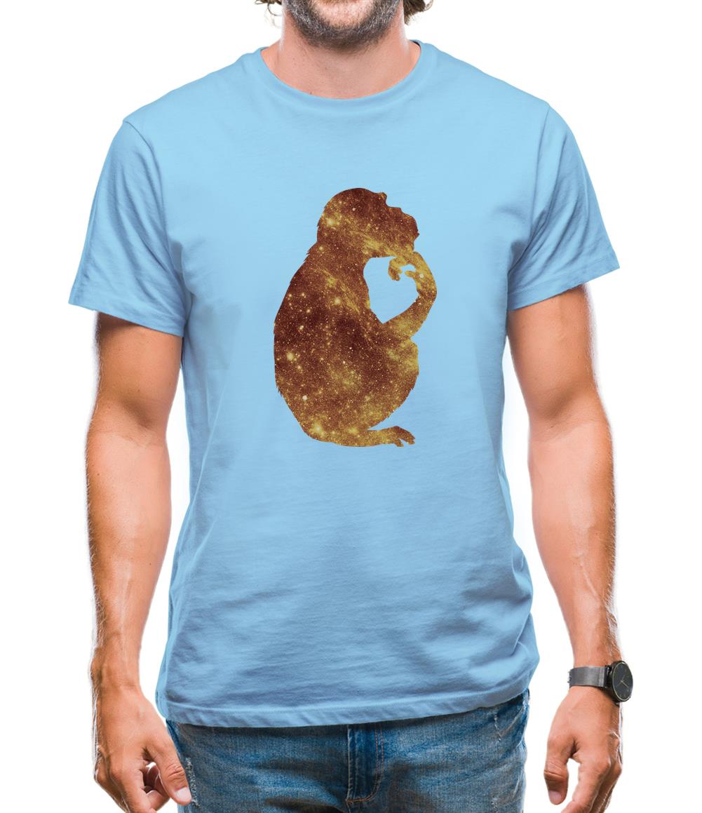 Space Animals - Monkey Mens T-Shirt Space Animals - Monkey Mens T-Shirt