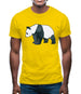 Space Animals - Panda Mens T-Shirt Space Animals - Panda Mens T-Shirt