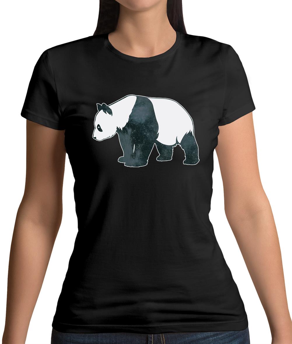 Space Animals - Panda Womens T-Shirt Space Animals - Panda Womens T-Shirt