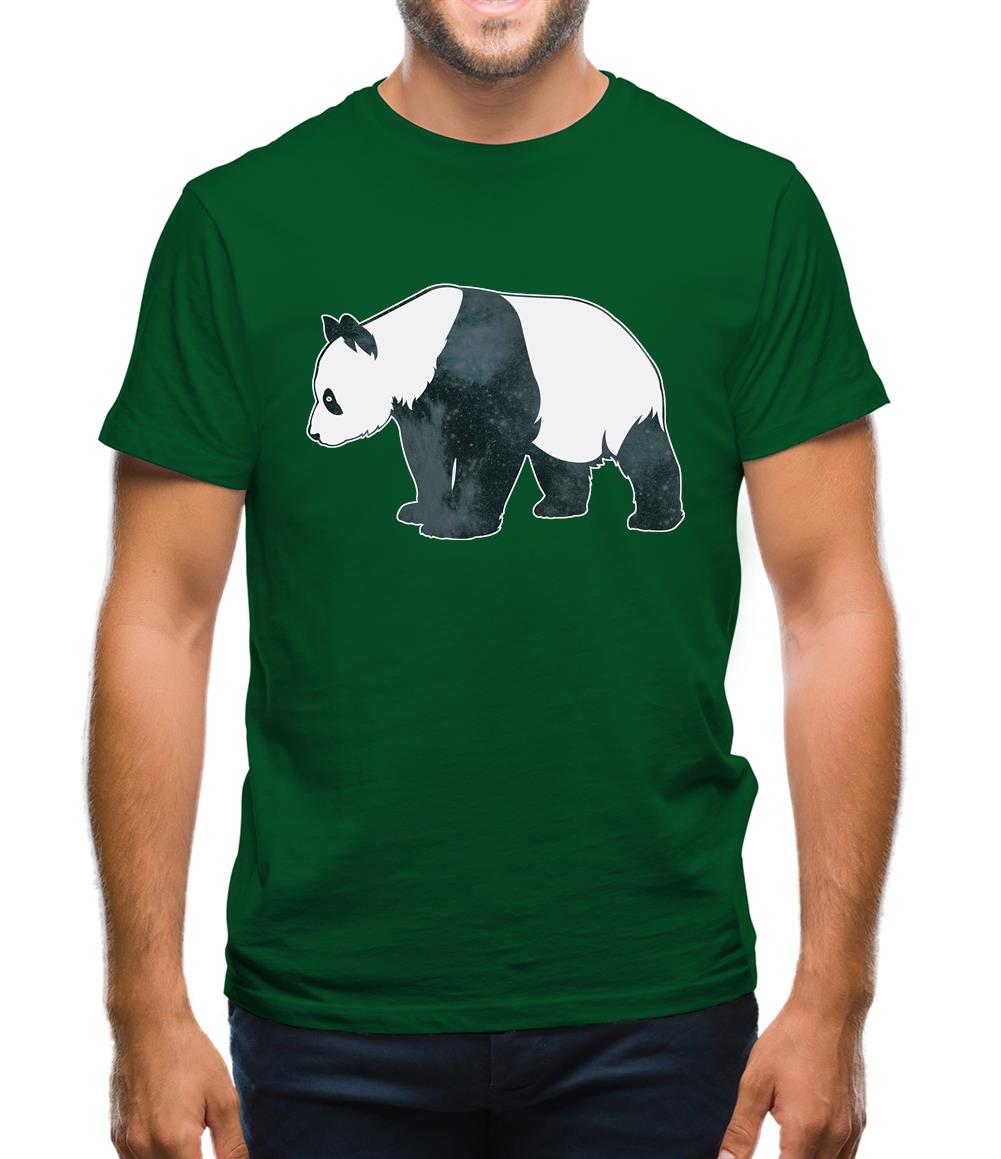 Space Animals - Panda Mens T-Shirt Space Animals - Panda Mens T-Shirt