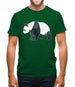 Space Animals - Panda Mens T-Shirt Space Animals - Panda Mens T-Shirt