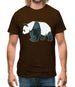 Space Animals - Panda Mens T-Shirt Space Animals - Panda Mens T-Shirt