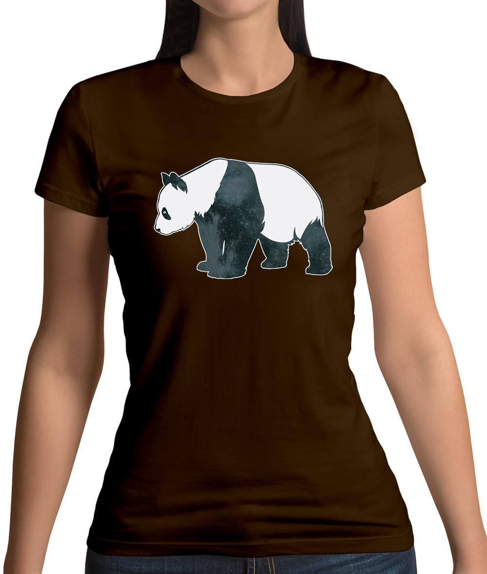 Space Animals - Panda Womens T-Shirt Space Animals - Panda Womens T-Shirt