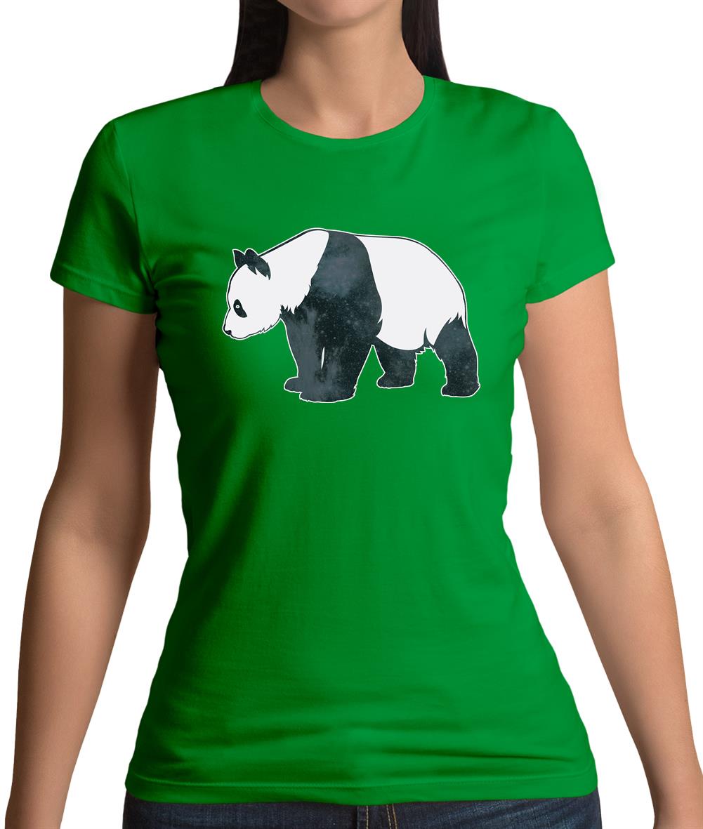 Space Animals - Panda Womens T-Shirt Space Animals - Panda Womens T-Shirt