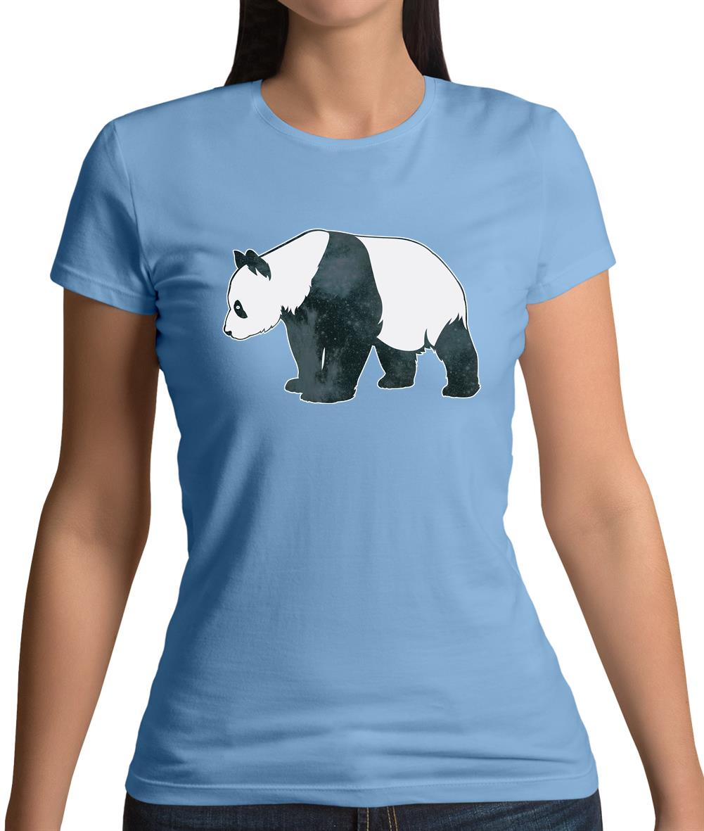 Space Animals - Panda Womens T-Shirt Space Animals - Panda Womens T-Shirt