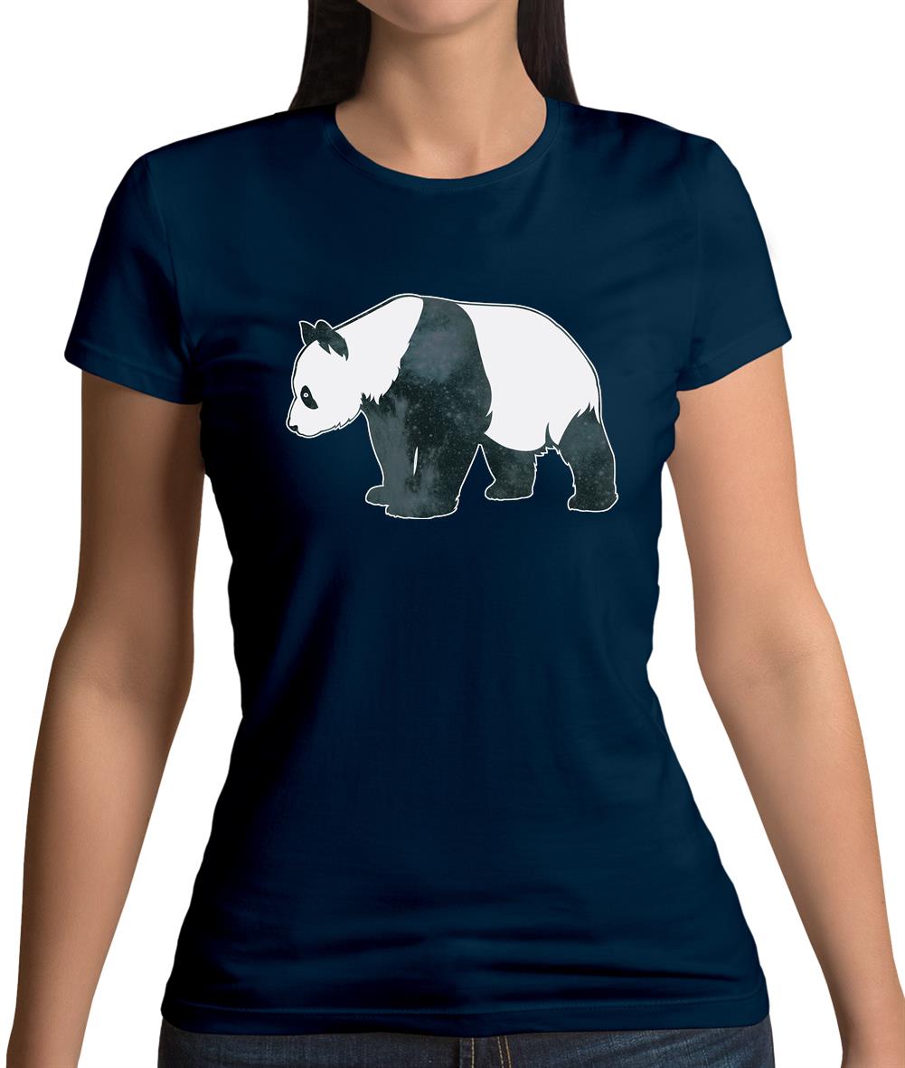 Space Animals - Panda Womens T-Shirt Space Animals - Panda Womens T-Shirt