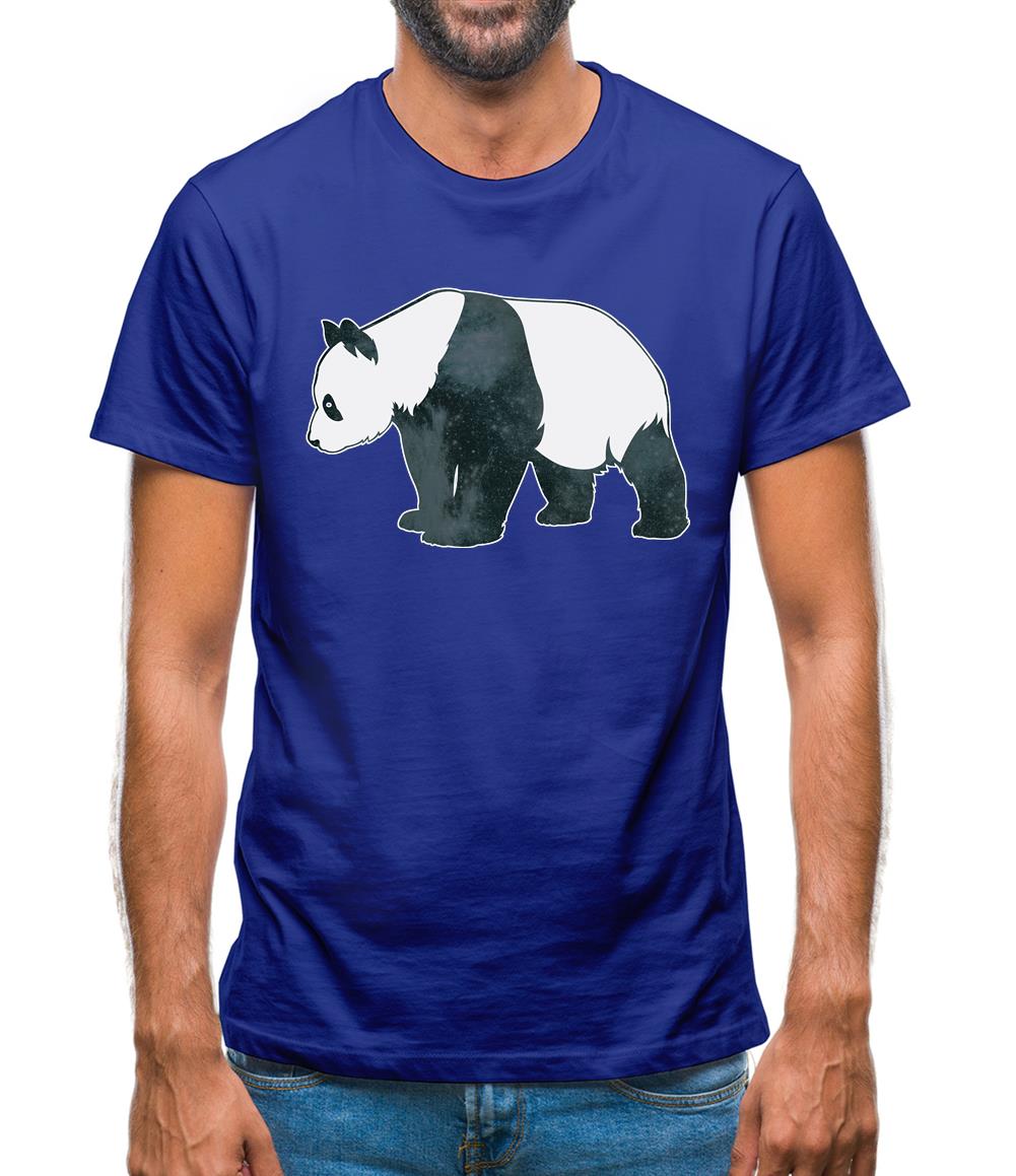 Space Animals - Panda Mens T-Shirt Space Animals - Panda Mens T-Shirt