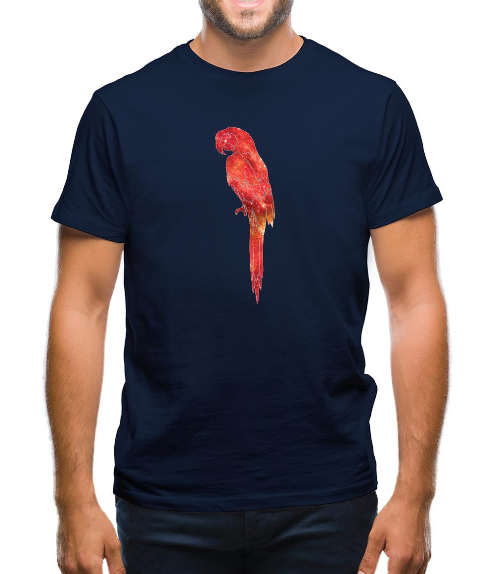 Space Animals - Parrot Mens T-Shirt Space Animals - Parrot Mens T-Shirt
