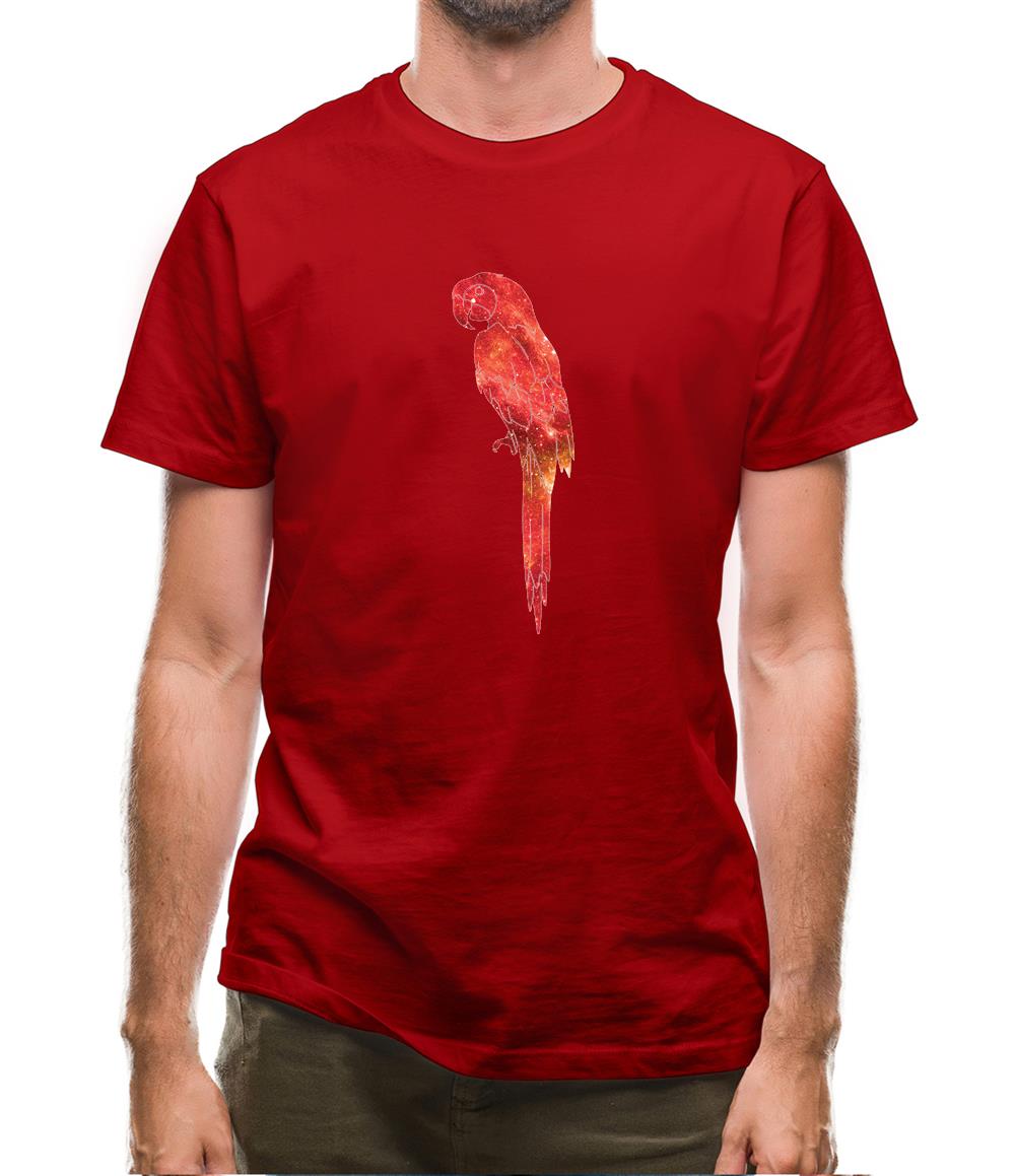 Space Animals - Parrot Mens T-Shirt Space Animals - Parrot Mens T-Shirt