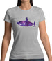 Space Animals - Shark Womens T-Shirt Space Animals - Shark Womens T-Shirt