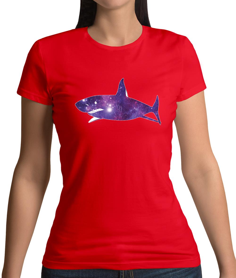 Space Animals - Shark Womens T-Shirt Space Animals - Shark Womens T-Shirt